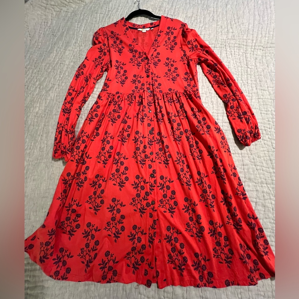 Boden Button-Through dress, size 10L